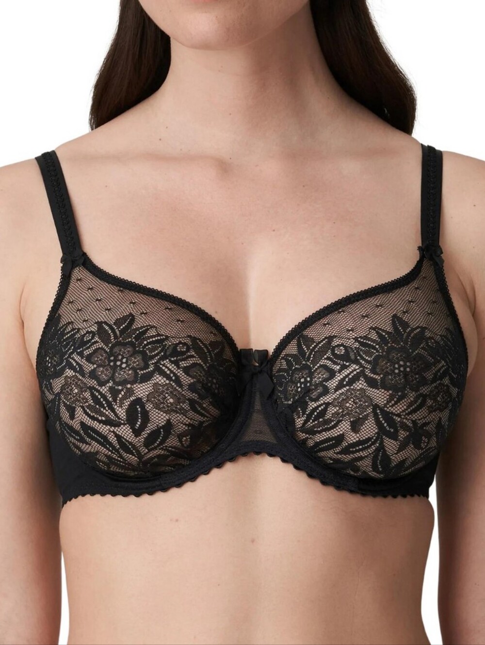 Prima Donna Divine Elegant Seamless Black Lace Bra